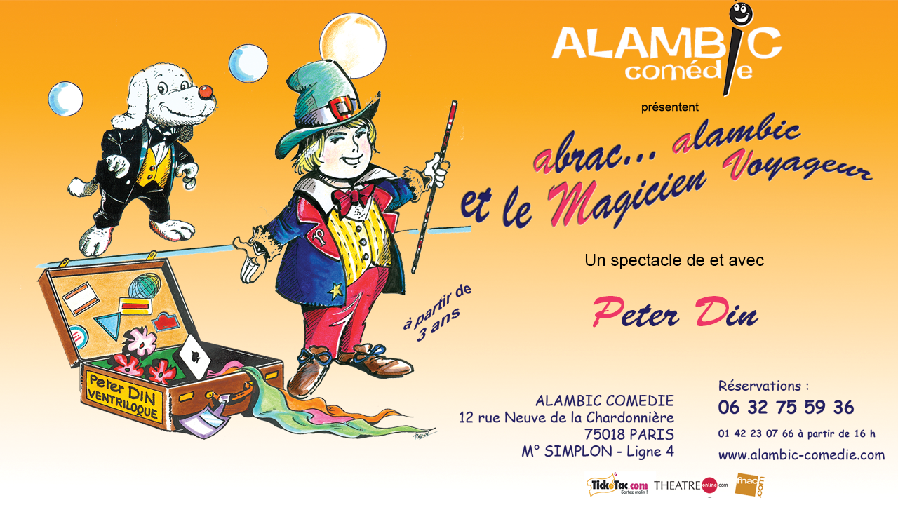Abrac'alambic et le Magicien voyageur @ Alambic Comédie | Paris | Île-de-France | France